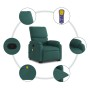 Silla de masaje reclinable de pie de tela verde oscura de , Sillones - Ref: Foro24-3204842, Precio: 300,94 €, Descuento: %