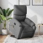 Sillón de masaje eléctrico reclinable elevable tela gris oscuro de , Sillones - Ref: Foro24-3204861, Precio: 362,99 €, Descue...