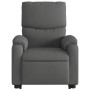 Liftable reclining electric massage chair dark gray fabric by , Armchairs - Ref: Foro24-3204861, Price: 326,59 €, Discount: %