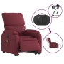 Sillón de masaje eléctrico reclinable elevable tela rojo tinto de , Sillones - Ref: Foro24-3204863, Precio: 326,99 €, Descuen...