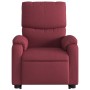 Sillón de masaje eléctrico reclinable elevable tela rojo tinto de , Sillones - Ref: Foro24-3204863, Precio: 326,99 €, Descuen...