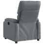 Gray synthetic leather electric reclining massage chair by , Armchairs - Ref: Foro24-3204882, Price: 257,28 €, Discount: %