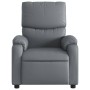 Sillón de masaje reclinable eléctrico cuero sintético gris de , Sillones - Ref: Foro24-3204882, Precio: 249,14 €, Descuento: %