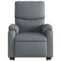 Sillón reclinable de masaje de pie cuero artificial gris de , Sillones - Ref: Foro24-3204896, Precio: 276,21 €, Descuento: %