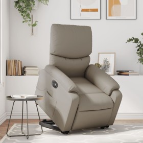 Cappuccino Synthetic Leather Electric Massage Recliner by , Armchairs - Ref: Foro24-3204913, Price: 333,99 €, Discount: %