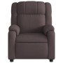 Sillón reclinable de masaje eléctrico tela marrón oscuro de , Sillones - Ref: Foro24-3205195, Precio: 277,17 €, Descuento: %