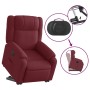 Sillón reclinable elevable tela rojo tinto de , Sillones - Ref: Foro24-3205205, Precio: 274,42 €, Descuento: %