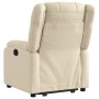 Sillón reclinable elevable de tela color crema de , Sillones - Ref: Foro24-3205211, Precio: 274,40 €, Descuento: %