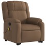 Brown Fabric Foot Recliner Massage Chair by , Armchairs - Ref: Foro24-3205218, Price: 344,99 €, Discount: %