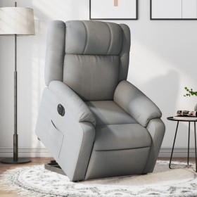 Sillón eléctrico reclinable elevable de tela gris claro de , Sillones - Ref: Foro24-3205226, Precio: 314,77 €, Descuento: %