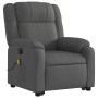 Sillón de masaje eléctrico reclinable elevable tela gris oscuro de , Sillones - Ref: Foro24-3205239, Precio: 341,91 €, Descue...