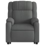 Sillón de masaje eléctrico reclinable elevable tela gris oscuro de , Sillones - Ref: Foro24-3205239, Precio: 341,91 €, Descue...