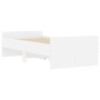 Estructura de cama con cajones blanco 100x200 cm de , Camas y somieres - Ref: Foro24-3207364, Precio: 146,24 €, Descuento: %