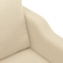 Sillón de tela color crema 60 cm de , Sofás - Ref: Foro24-359345, Precio: 167,83 €, Descuento: %