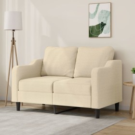 2-Sitzer-Sofa aus cremefarbenem Stoff, 120 cm von , Sofas - Ref: Foro24-359353, Preis: 234,99 €, Rabatt: %