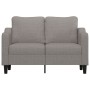 2-seater sofa in taupe gray fabric 140 cm by , Sofas - Ref: Foro24-359358, Price: 234,92 €, Discount: %