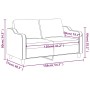 2-seater sofa in taupe gray fabric 140 cm by , Sofas - Ref: Foro24-359358, Price: 234,92 €, Discount: %