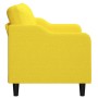 Sofá de 2 plazas de tela amarillo claro 140 cm de , Sofás - Ref: Foro24-359364, Precio: 214,88 €, Descuento: %