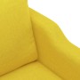 Sofá de 2 plazas de tela amarillo claro 140 cm de , Sofás - Ref: Foro24-359364, Precio: 214,88 €, Descuento: %