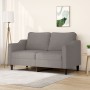 2-seater sofa in taupe gray fabric 140 cm by , Sofas - Ref: Foro24-359366, Price: 214,88 €, Discount: %