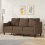 3-seater brown fabric sofa 180 cm by , Sofas - Ref: Foro24-359370, Price: 309,82 €, Discount: %