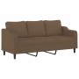 3-seater brown fabric sofa 180 cm by , Sofas - Ref: Foro24-359370, Price: 309,82 €, Discount: %