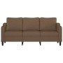 3-seater brown fabric sofa 180 cm by , Sofas - Ref: Foro24-359370, Price: 309,82 €, Discount: %