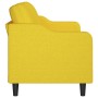 Sofá de 3 plazas de tela amarillo claro 180 cm de , Sofás - Ref: Foro24-359372, Precio: 281,02 €, Descuento: %