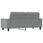 2 seater sofa in light gray fabric 140 cm by , Sofas - Ref: Foro24-359391, Price: 250,78 €, Discount: %