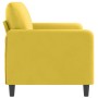 Sofá de 2 plazas terciopelo amarillo 140 cm de , Sofás - Ref: Foro24-359448, Precio: 219,92 €, Descuento: %