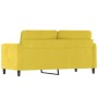 Sofá de 2 plazas terciopelo amarillo 140 cm de , Sofás - Ref: Foro24-359448, Precio: 219,92 €, Descuento: %