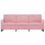 3-seater pink velvet sofa 180 cm by , Sofas - Ref: Foro24-359455, Price: 299,29 €, Discount: %