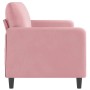 3-seater pink velvet sofa 180 cm by , Sofas - Ref: Foro24-359455, Price: 299,29 €, Discount: %