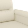 2-seater cream-colored synthetic leather sofa 140 cm by , Sofas - Ref: Foro24-359584, Price: 269,27 €, Discount: %