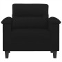 Black microfiber fabric armchair 60 cm by , Sofas - Ref: Foro24-359552, Price: 194,99 €, Discount: %