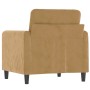 Brown velvet armchair 60 cm by , Sofas - Ref: Foro24-359429, Price: 150,40 €, Discount: %