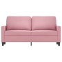 Sofá de 2 plazas terciopelo rosa 140 cm de , Sofás - Ref: Foro24-359202, Precio: 252,12 €, Descuento: %