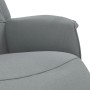 Sillón reclinable con reposapiés tela gris claro de , Sillones - Ref: Foro24-356657, Precio: 179,72 €, Descuento: %