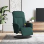 Sillón reclinable masaje con reposapiés terciopelo verde oscuro de , Sillones - Ref: Foro24-356695, Precio: 219,09 €, Descuen...