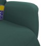 Sillón reclinable masaje con reposapiés terciopelo verde oscuro de , Sillones - Ref: Foro24-356695, Precio: 219,09 €, Descuen...