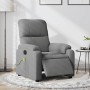 Electric massage recliner chair dark gray microfiber fabric by , Armchairs - Ref: Foro24-3204924, Price: 265,91 €, Discount: %