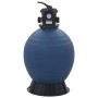 Pool sand filter with 6-position blue valve, 560 mm. by vidaXL, Pool and spa filters - Ref: Foro24-91727, Price: 295,85 €, Di...