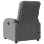 Electric massage recliner chair dark gray microfiber fabric by , Armchairs - Ref: Foro24-3204924, Price: 265,91 €, Discount: %