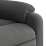 Electric massage recliner chair dark gray microfiber fabric by , Armchairs - Ref: Foro24-3204924, Price: 265,91 €, Discount: %