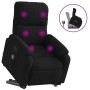 Liftable Massage Recliner Black Microfiber Fabric by , Armchairs - Ref: Foro24-3204939, Price: 306,89 €, Discount: %