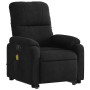 Sillón masaje eléctrico reclinable elevable tela negro de , Sillones - Ref: Foro24-3204953, Precio: 320,82 €, Descuento: %