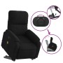 Electric reclining massage chair, liftable, black fabric by , Armchairs - Ref: Foro24-3204953, Price: 341,80 €, Discount: %