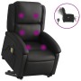 Black Genuine Leather Electric Liftable Massage Chair by , Armchairs - Ref: Foro24-3204274, Price: 430,31 €, Discount: %