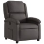 Sillón reclinable eléctrico de cuero auténtico marrón oscuro de , Sillones - Ref: Foro24-3204255, Precio: 389,67 €, Descuento: %