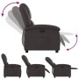 Sillón reclinable eléctrico de cuero auténtico marrón oscuro de , Sillones - Ref: Foro24-3204255, Precio: 389,67 €, Descuento: %